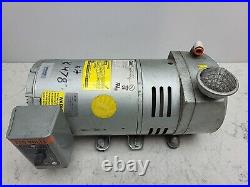 Gast 0523-101Q-G588DX Rotary Vane Vacuum Pump 100-115/220-230VAC 1PH 1/4HP