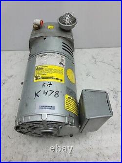 Gast 0523-101Q-G588DX Rotary Vane Vacuum Pump 100-115/220-230VAC 1PH 1/4HP