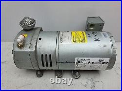Gast 0523-101Q-G588DX Rotary Vane Vacuum Pump 100-115/220-230VAC 1PH 1/4HP