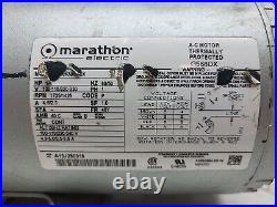 Gast 0523-101Q-G588DX Rotary Vane Vacuum Pump 100-115/220-230VAC 1PH 1/4HP