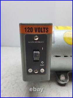 Gast 0523-101Q-G588DX Rotary Vane Vacuum Pump 100-115/220-230VAC 1PH 1/4HP