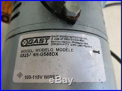 Gast 0523-V4H-G588DX Vacuum Pump 1/4 HP