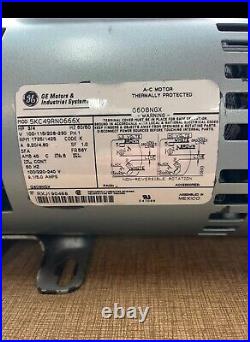 Gast 0823-V103A-G608NEX Rotary Vacuum Pump 3/4 HP, 120/240 Vac, 1 Phase TESTED