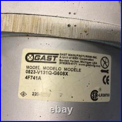 Gast 0823-V131Q-G608NEX 3/4HP Compressor/Vacuum Pump Used