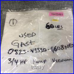 Gast 0823-V131Q-G608NEX 3/4HP Compressor/Vacuum Pump Used