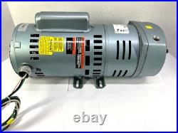 Gast 0823-V131Q-SG608X Rotary Vane Vacuum Pump 3/4hp Nice Condition