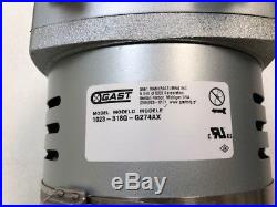 Gast 1023-318Q-G274AX Rotary Vane Vacuum Pump Compressor 1/2HP 1PH 115/208-230V