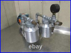 Gast 1067-V108 Rotary Vane Vacuum Pump 1/2 HP 3 PH 230/460v