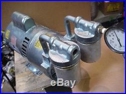 Gast 1/2hp oil-less Air Vacuum Pump pond septic aerator 115/230v grainger 4Z336