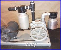 Gast 3040-v115a 2hp Vacuum Pump With Dayton 2 H. P. Industrial Motor 2nky3a