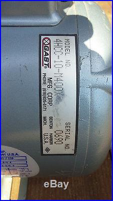 Gast 4hcc-10-m400x Air Compressor/Vacuum Pump