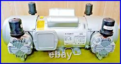 Gast 5VDF-14-M750X Oil-Less Piston Vacuum Pump/ Compressor 1.5 HP