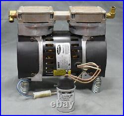 Gast 82R637-P201-H311CX, Platinum XL Vacuum Pump Compressor, 1/3 HP, 115 V