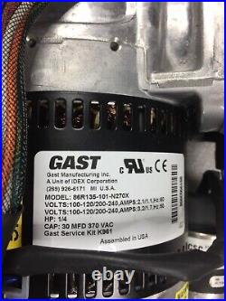 Gast 86R135-101-N270X Rocking Piston Single Oil-less Pump FREE SHIPPING