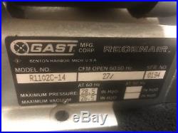 Gast Chip Removal System Filter Hermes Engraver Engraving R1102C-14 Vacuum Pump