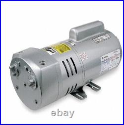 Gast Compressor/Vacuum Pump 0.75 hp, 1 Phase, 10 cfm, 26 Hg MaxVac