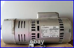 Gast Compressor/Vacuum Pump 0.75 hp, 1 Phase, 10 cfm, 26 Hg MaxVac