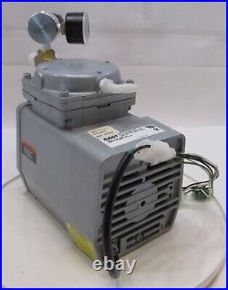 Gast D0A P501 AA Good Working Compressor Diaphragm Vacuum Pump w Gauge FREE S/H