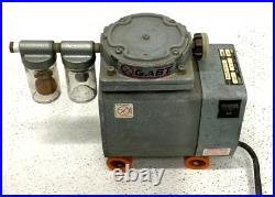 Gast D0A-V170-AA Oil-less Diaphragm Air Compressor Vacuum Pump 115V 4A 60HZ 33B