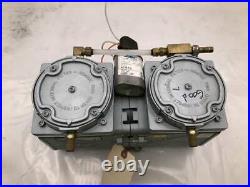 Gast DAA-P103-EB Two-Stage Oilless Diaphragm Vacuum Pump 115/110V