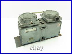 Gast DAA-V111-EB Vacuum Pump 2-Stage 2.0 CFM 115V 1Ph Oilless