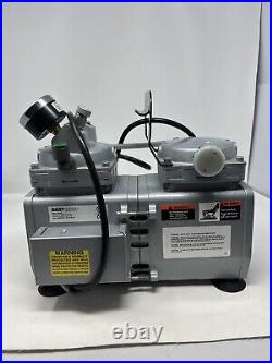 Gast DAA-V715A-EB High-Capacity Vacuum Pump withGauge & Regulator TESTED. Read