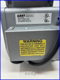 Gast DAA-V715A-EB High-Capacity Vacuum Pump withGauge & Regulator TESTED. Read