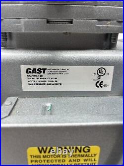 Gast DAA-V715A-EB High-Capacity Vacuum Pump withGauge & Regulator TESTED. Read