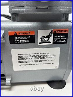 Gast DAA-V715A-EB High-Capacity Vacuum Pump withGauge & Regulator TESTED. Read