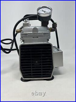 Gast DAA-V715A-EB High-Capacity Vacuum Pump withGauge & Regulator TESTED. Read