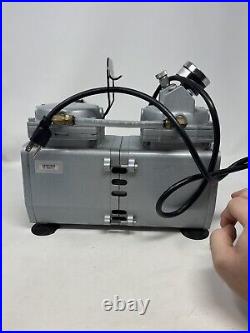 Gast DAA-V715A-EB High-Capacity Vacuum Pump withGauge & Regulator TESTED. Read