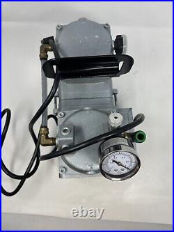 Gast DAA-V715A-EB High-Capacity Vacuum Pump withGauge & Regulator TESTED. Read