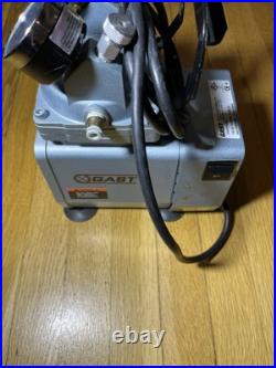Gast DOA-P704-AA Vacuum Pump with Gauges & Regulators