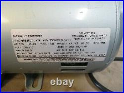 Gast G582EDX, S55NXMLD-6711 100-115 V, 1/3 HP Vacuum Pump Used