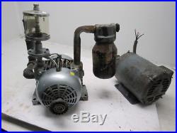 Gast MFG 2565-V2A Rotary Vane Vacuum Pump WithBaldor M3154T Motor