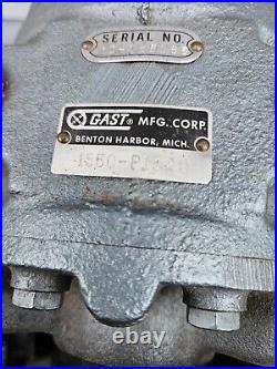 Gast Manufacturing Corp. 1550-P132D Rotary Vane Vacuum Pump NOS