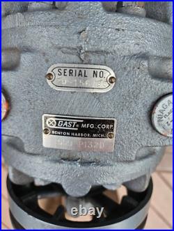 Gast Manufacturing Corp. 1550-P132D Rotary Vane Vacuum Pump NOS Gast Manufacturing Corp. 1550-P132D Rotary Vane Vacuum Pump NOS