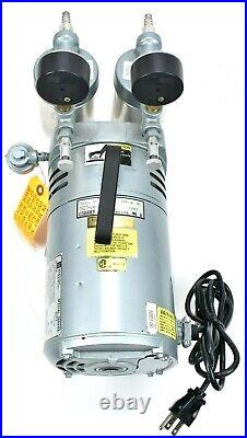 Gast Model 0523-V4-G180DX Rotary Vacuum Pump 1/3HP 1725RPM 115V -FAST SHIPPING