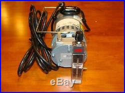 Gast Model 1532 Vacuum Pump 1/10 HP, 110 VAC, oil-less, thermally protected