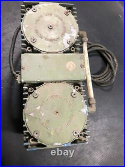 Gast Model Daa-109 Vacuum Pump 115 Volts 1ph Amps 3.3