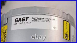 Gast Piston vacuum pump model 1vaf-10-m100x Excellent used condition