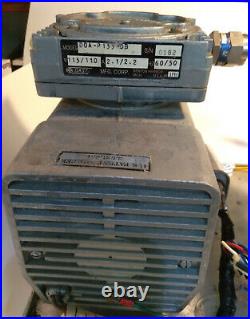 Gast Pressure/Vacuum Pump model DOA-P133-DB. Mounted. With several acessories