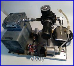 Gast Pressure/Vacuum Pump model DOA-P133-DB. Mounted. With several acessories