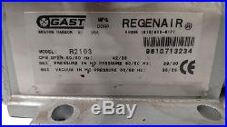 Gast Regenair R2103 Regenerative Blower 1/3 HP