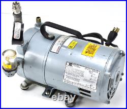 Gast Rotary Vacuum Pump 0522-V4-G180DX With Emerson SA55NXGTC 1/3HP 1725RPM 115v