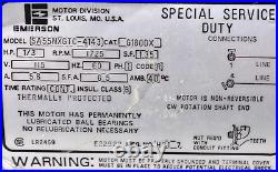 Gast Rotary Vacuum Pump 0522-V4-G180DX With Emerson SA55NXGTC 1/3HP 1725RPM 115v