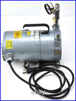 Gast Rotary Vacuum Pump 0522-V4-G180DX With Emerson SA55NXGTC 1/3HP 1725RPM 115v