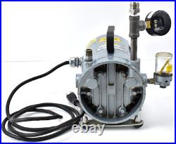 Gast Rotary Vacuum Pump 0522-V4-G180DX With Emerson SA55NXGTC 1/3HP 1725RPM 115v