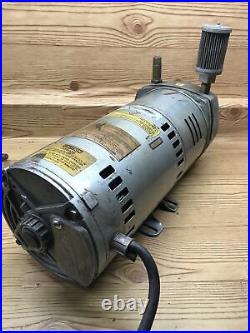 Gast Rotary Vane Air Compressor/ Vacuum Pump, 1 hp, 1423-103Q-G625