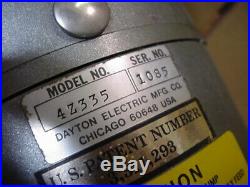 Gast Speedaire 4Z335 1/4hp oil-less Air Vacuum Pump 115v 1ph tested